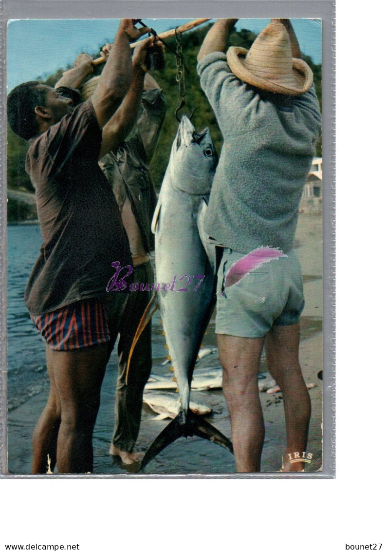 ANTILLES RADIEUSES - Le Retopur De Pêche 2 Homme Baton Gros Poisson Fish 1975 - Other & Unclassified