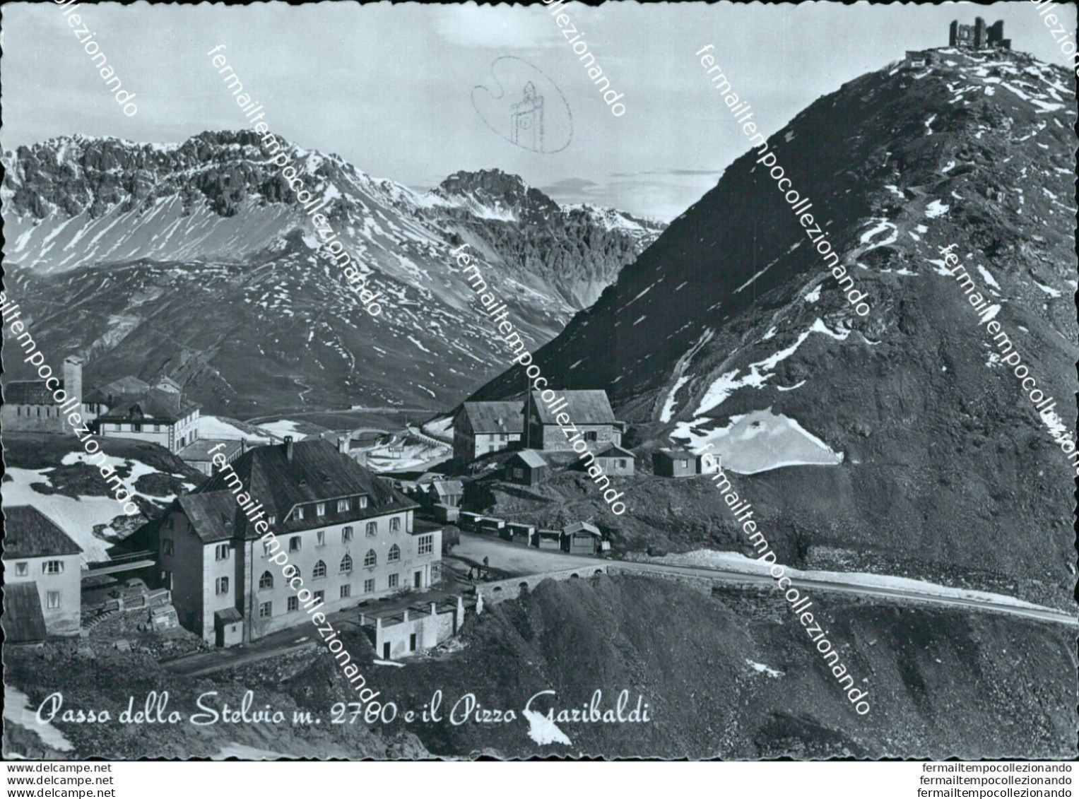 Bh370 Cartolina Passo Dello Stelvio Il Pizzo Garibaldi Provincia Di Bolzano - Bolzano (Bozen)