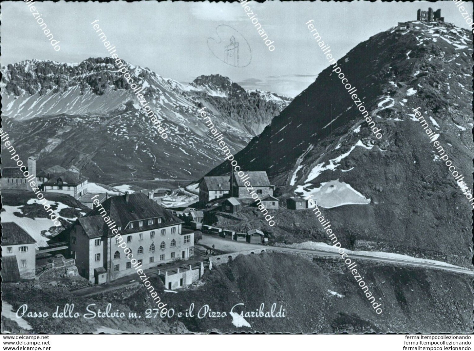 Bh370 Cartolina Passo Dello Stelvio Il Pizzo Garibaldi Provincia Di Bolzano - Bolzano