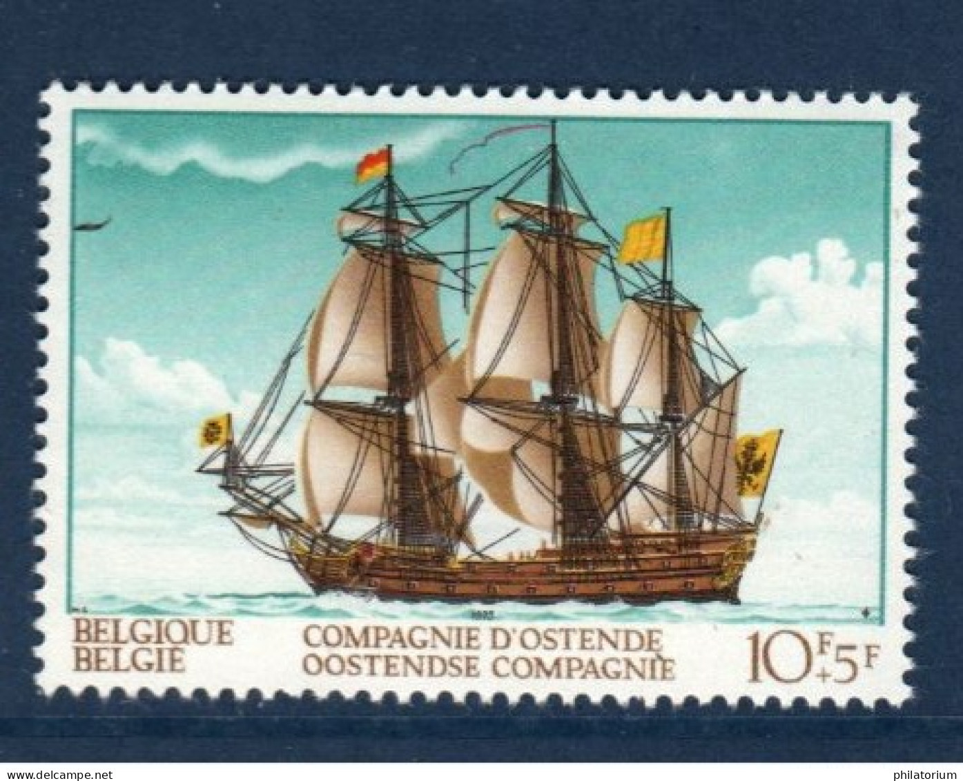 Belgique België, **, Yv 1674, Mi 1734, SG 2318, Compagnie D' Ostende, - Nuovi