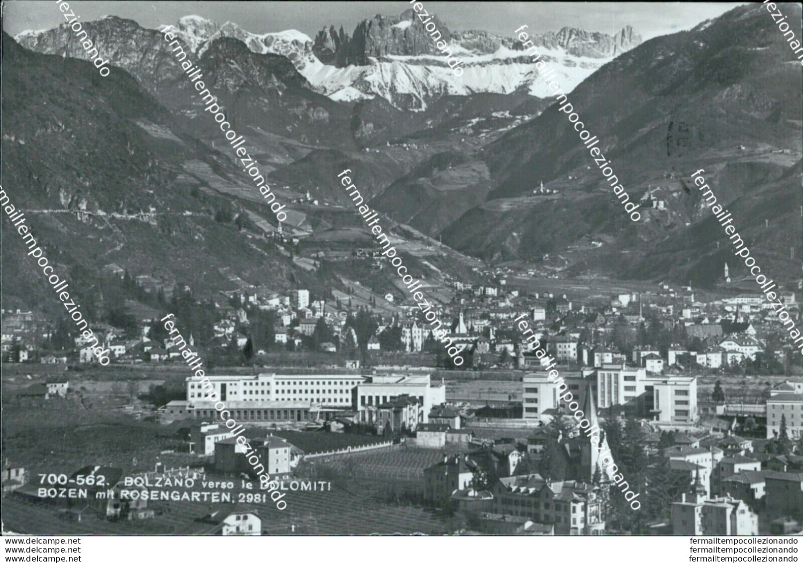 Bm165 Cartolina Bolzano Verso Le Dolomiti - Bolzano (Bozen)