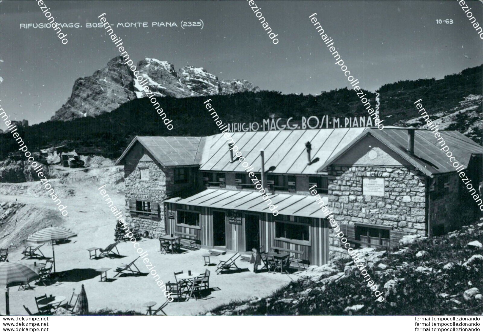 Bm162 Cartolina Rifugio Magg.bosi Monte Piana Bolzano - Bolzano