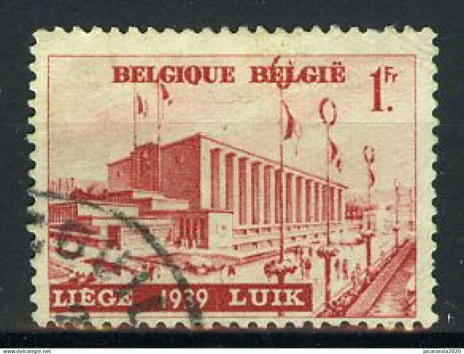 België 485 - Tentoonstellingspaleis - Gestempeld - Oblitéré - Used - Usati