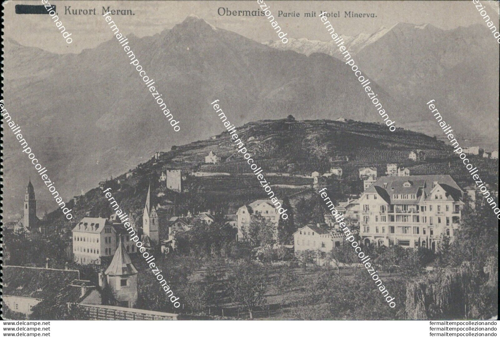 Bm175 Cartolina Kurart Merano Obermais Merano Provincia Di Bolzano - Bolzano (Bozen)