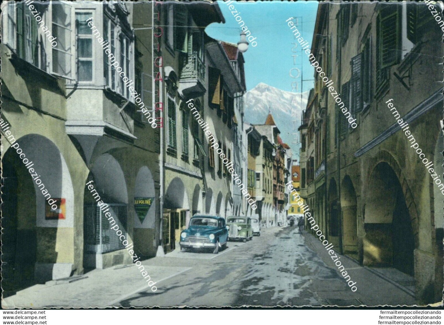 Bi540 Cartolina Merano I Portici Provincia Di Bolzano - Bolzano (Bozen)