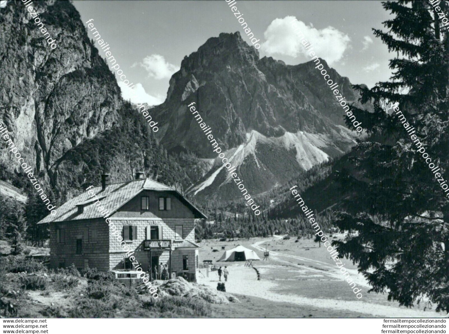 Bm208 Cartolina Rifugio Tra Carperi Casa Alpina - Bolzano