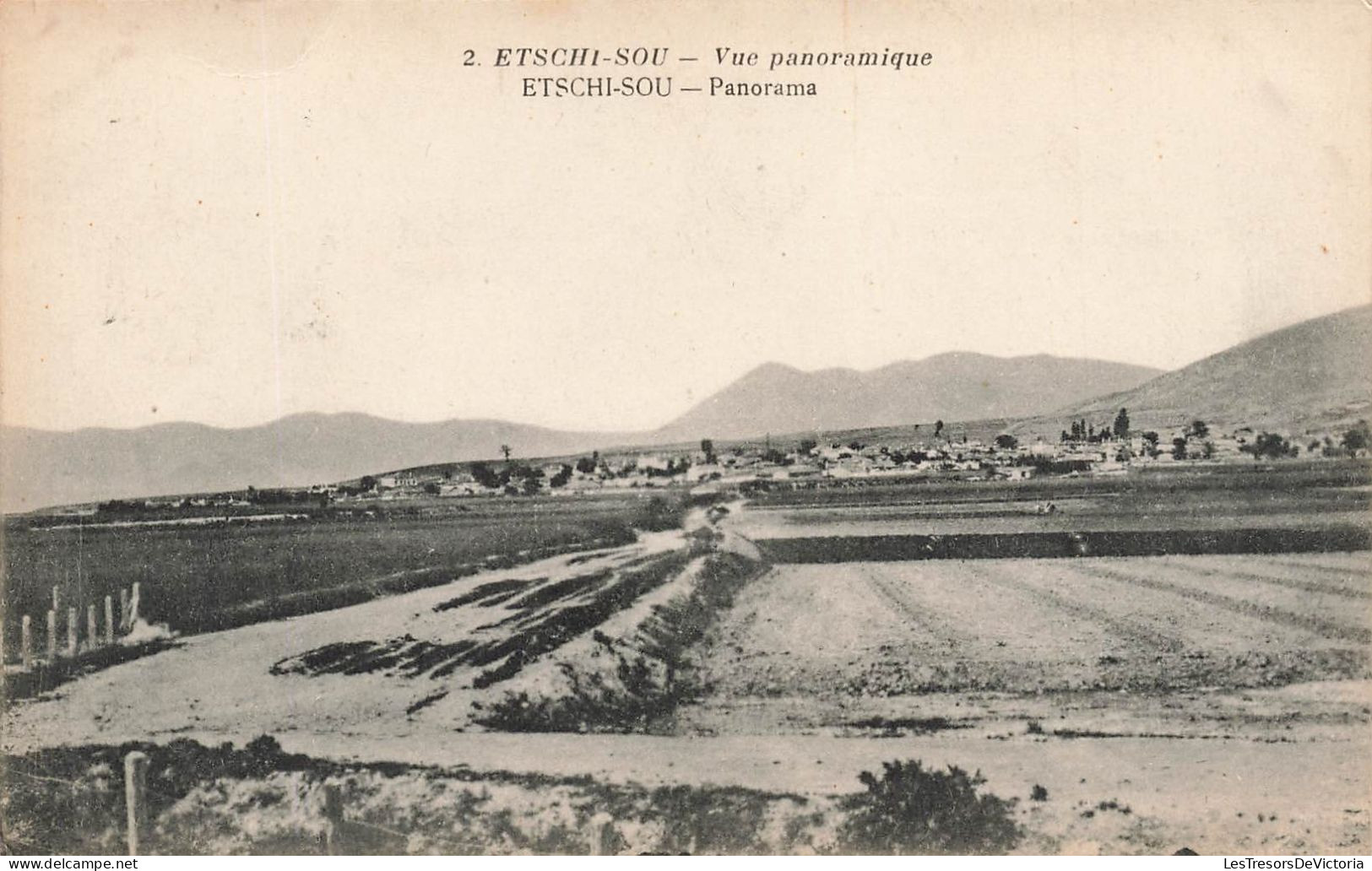 GRECE - Etschi Sou - Vue Panoramique De La Ville - Carte Postale Ancienne - Greece