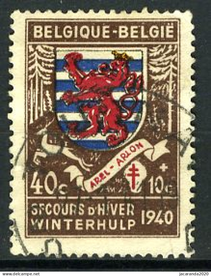 België 540 - Winterhulp - Wapens Van De Provinciehoofdplaatsen - Arlon - Gestempeld - Oblitéré - Used - Oblitérés