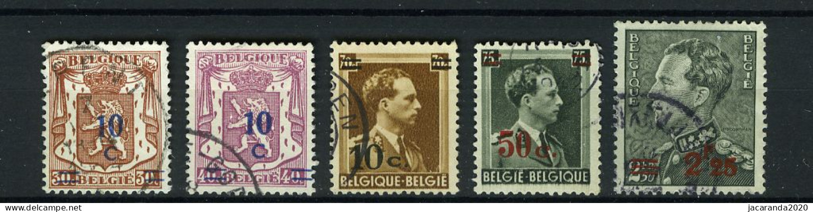 België 568/72 - Klein Staatswapen - Koning Leopold III - Poortman - Met Opdruk - Gestempeld - Oblitéré - Used - Gebraucht