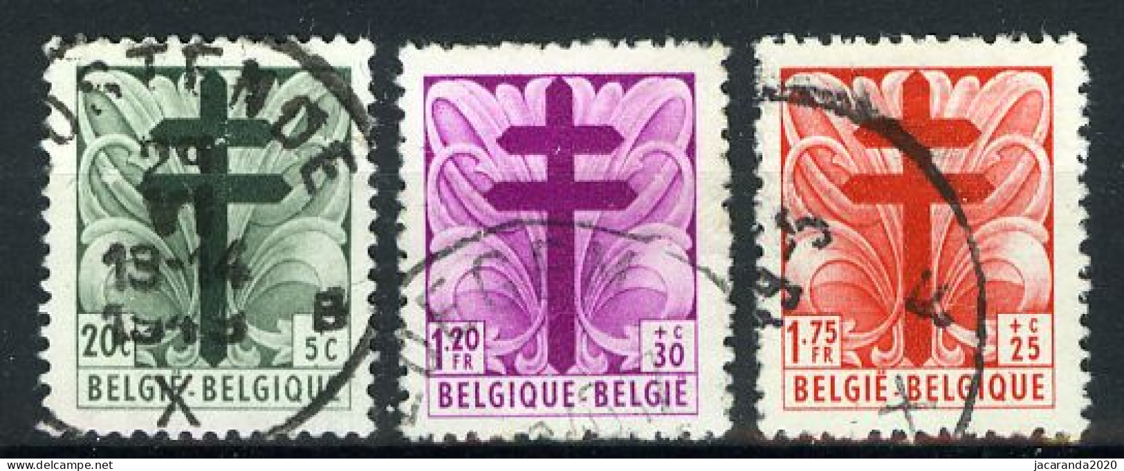 België 787/89 - Antitering - Kruis Van Lotharingen - Portretten Van De Senaat III - Gestempeld - Oblitéré - Used - Gebruikt