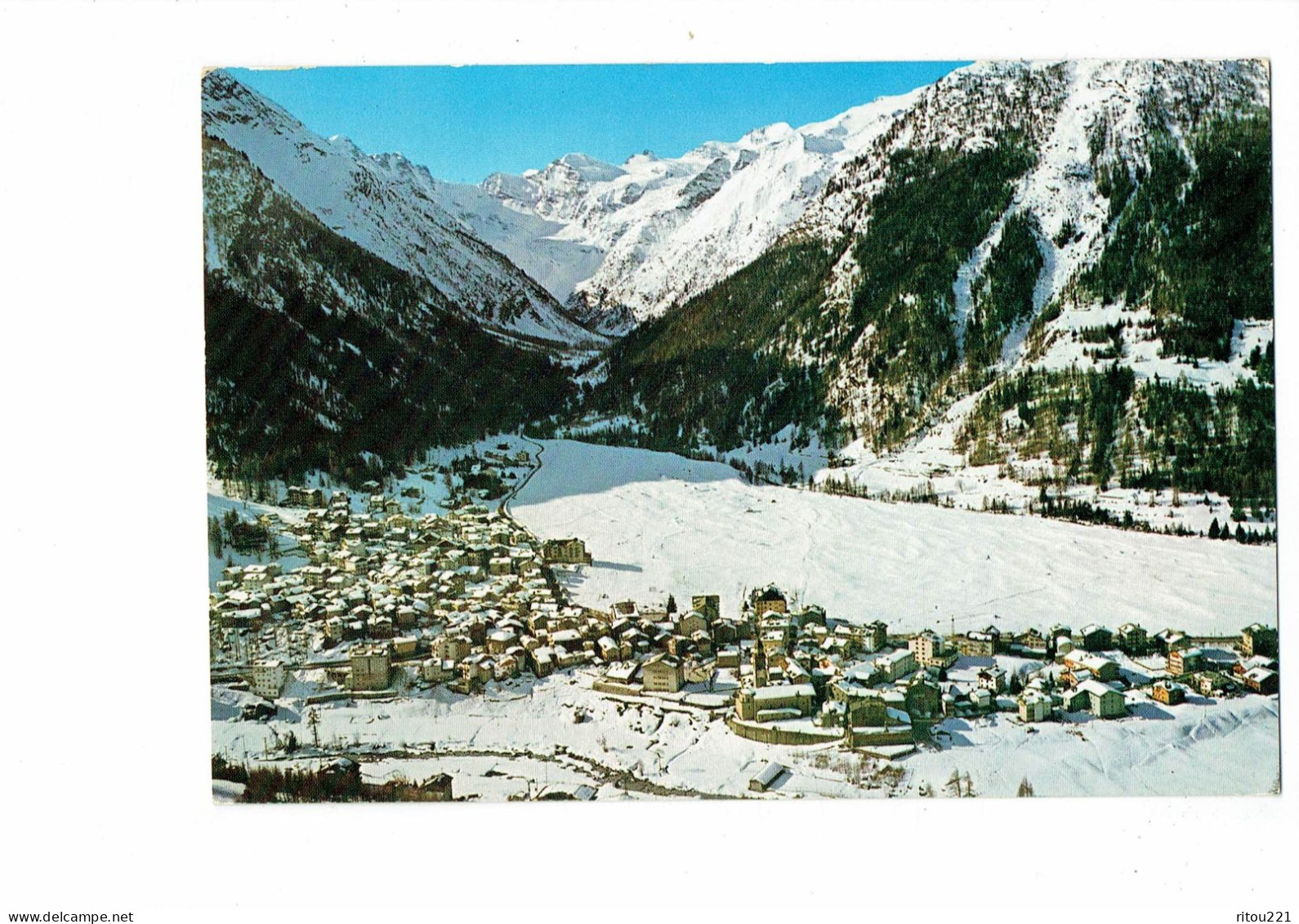 Cpm - ITALIE - Cogne - Panorama D'hiver - 1981 - - Aosta