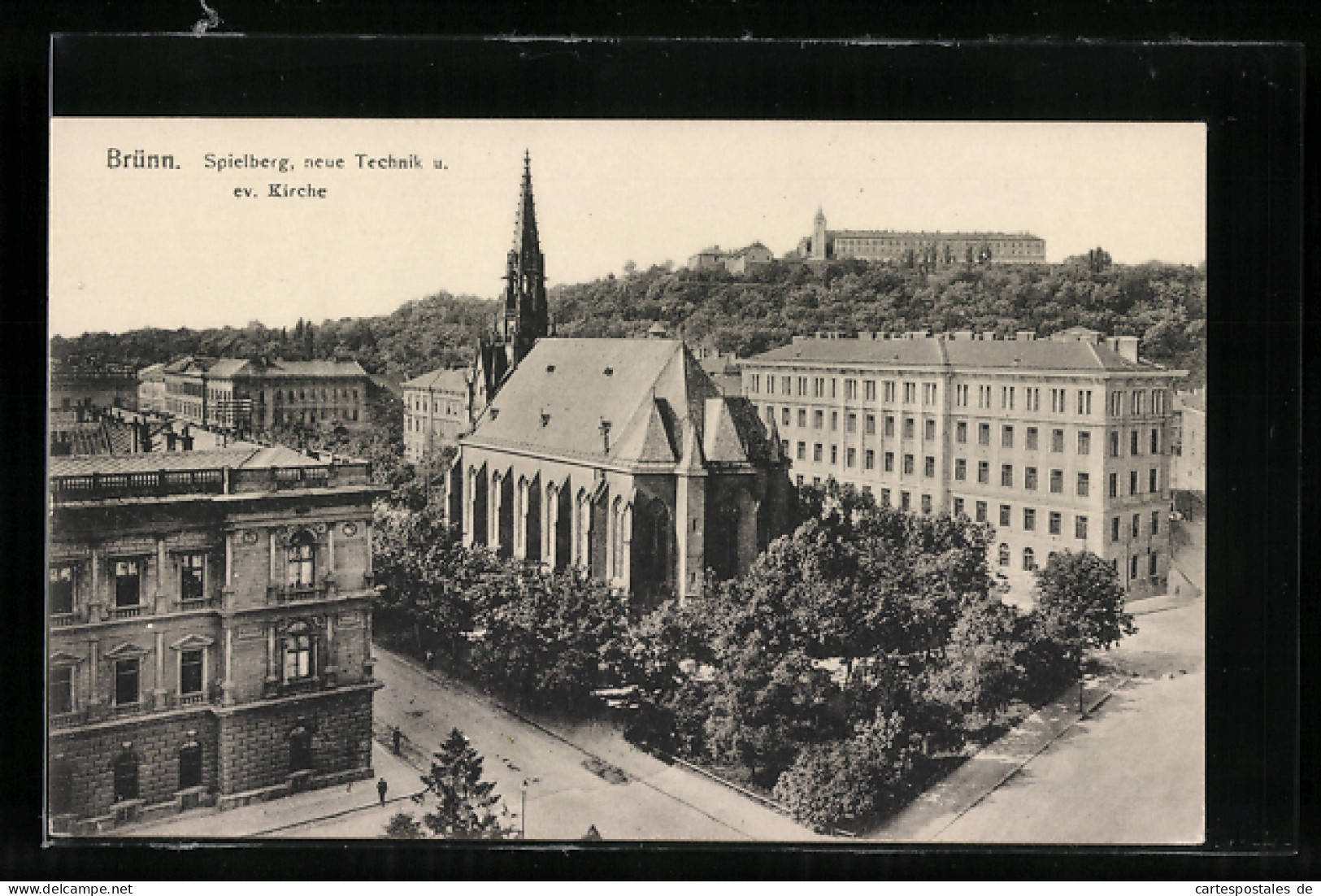 AK Brünn, Neue Technik Und Evangelische Kirche, Spielberg  - Czech Republic