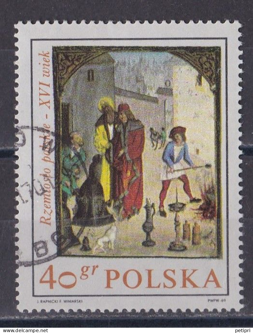 Pologne - République 1961 - 1970   Y & T N °  1813  Oblitéré - Oblitérés