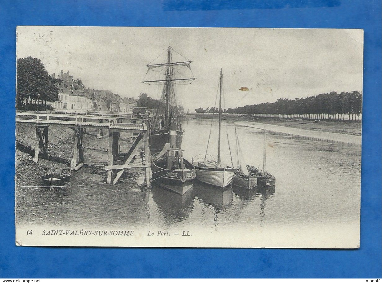 CPA - 80 - Saint-Valery-sur-Somme - Le Port - Circulée En 1912 - Saint Valery Sur Somme