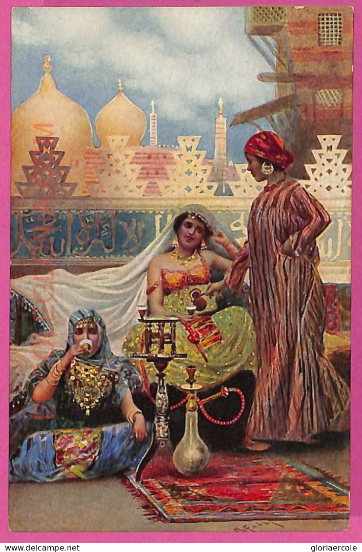 Ag2768 - EGYPT - VINTAGE POSTCARD -  Costumes, Ethnic - Kostums