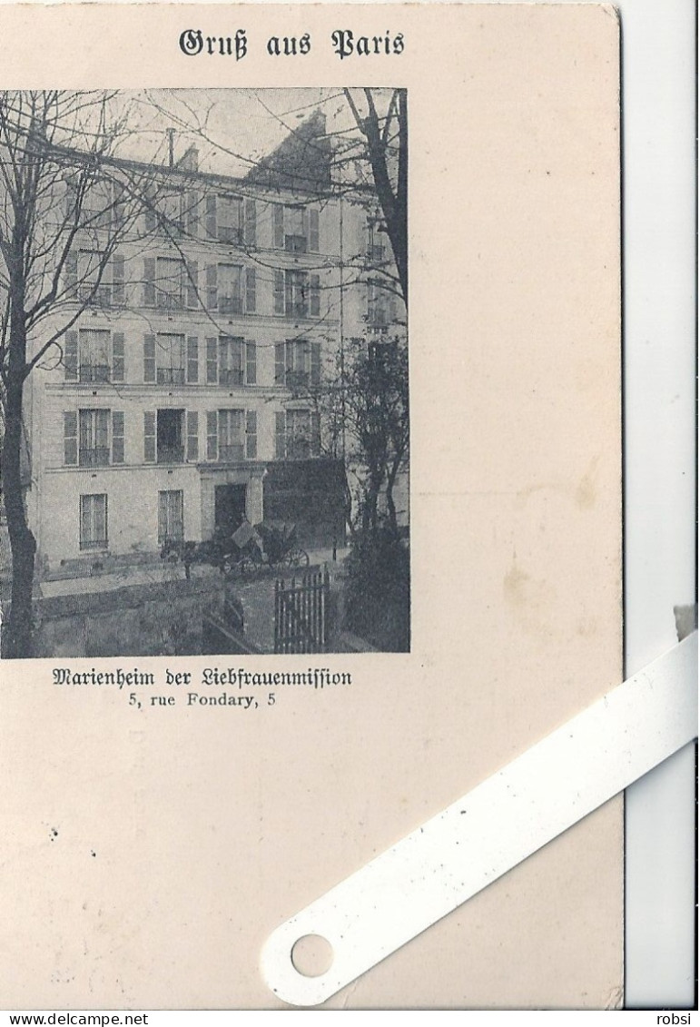 75 Paris XV,  Rue Fondary Marienheim Der Liebfrauenmission, , D15.23 - Arrondissement: 15