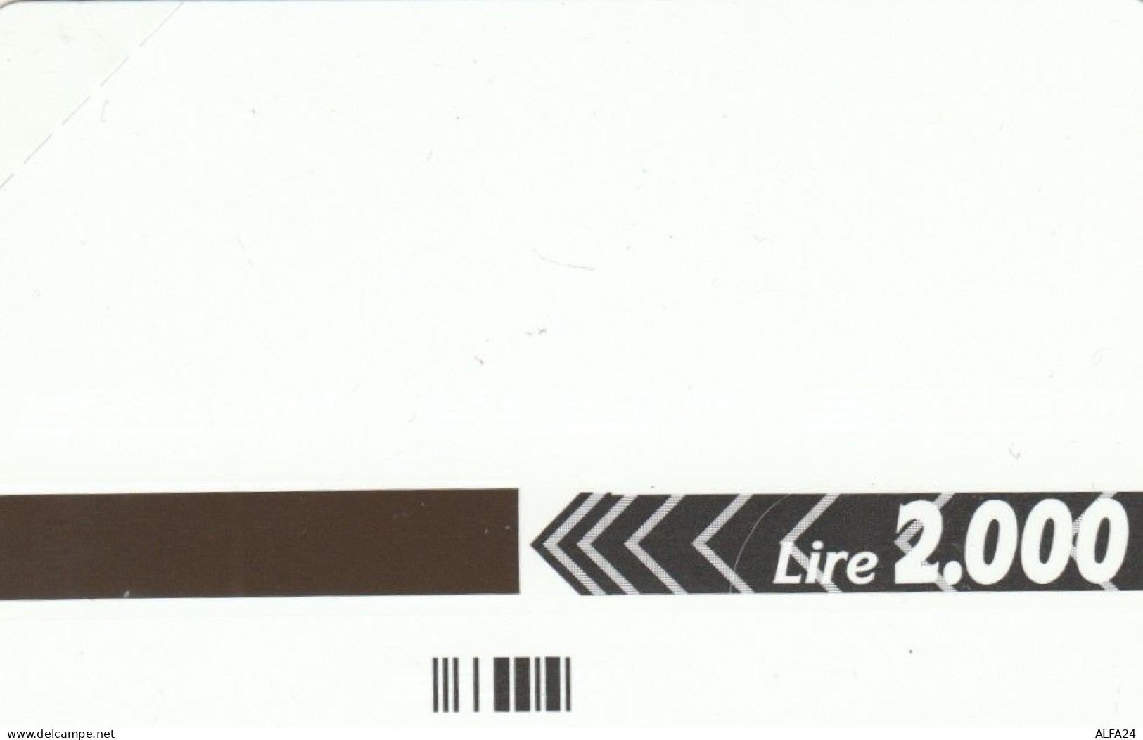 PHONE CARD PROTOTYPE NEW PROVA LIRE 2000 (E77.8.6 - Test- Und Dienst-TK