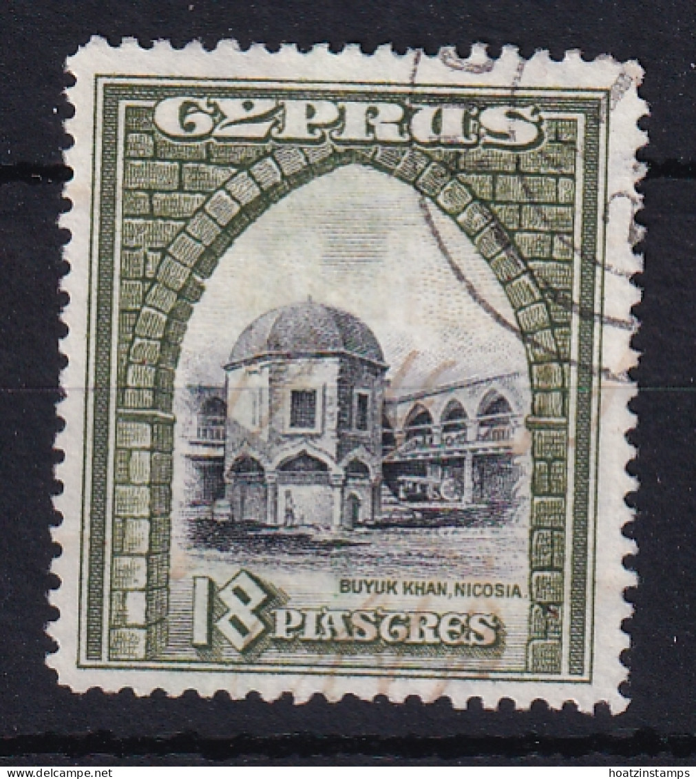 Cyprus: 1934   KGV - Pictorial   SG142   18pi      Used - Zypern (...-1960)