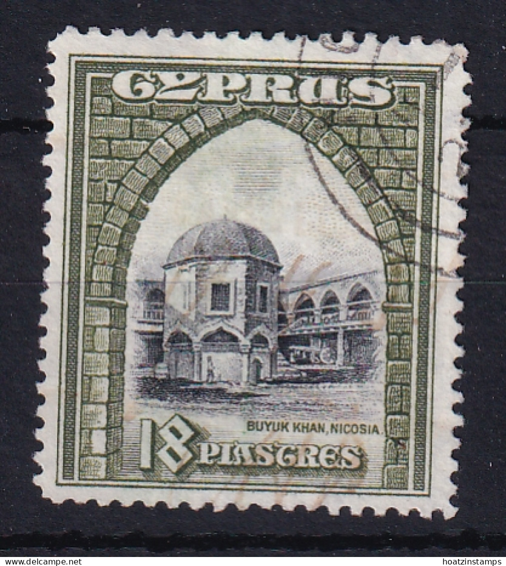 Cyprus: 1934   KGV - Pictorial   SG142   18pi      Used - Chypre (...-1960)