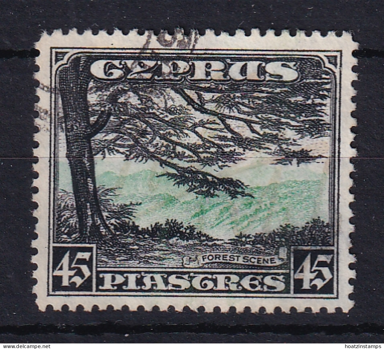 Cyprus: 1934   KGV - Pictorial   SG143   45pi      Used - Zypern (...-1960)