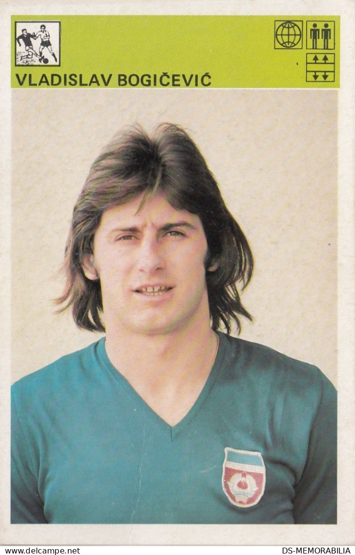 Soccer Football Vladislav Bogičević Yugoslavia Trading Card Svijet Sporta - Football