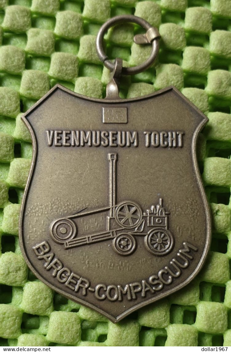 Medaile :  3e. Veenmuseum Tocht Barger - Compascuum, Emmen  -  Original Foto  !!  Medallion  Dutch - Andere & Zonder Classificatie