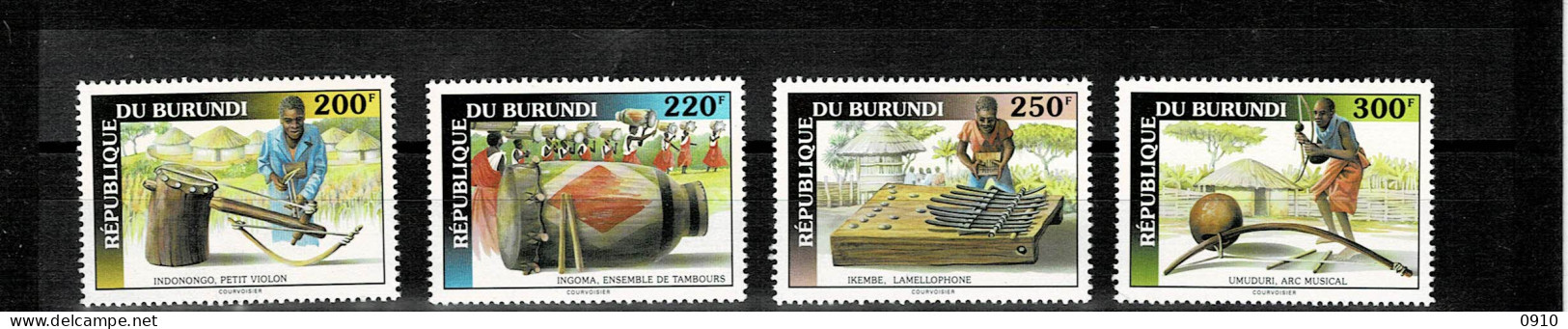 1022/1025-MUZIEKINSTRUMENTEN-INSTRUMENTS DE MUSIQUE-4 WAARDEN-XX-CAT.17.50€ - Unused Stamps