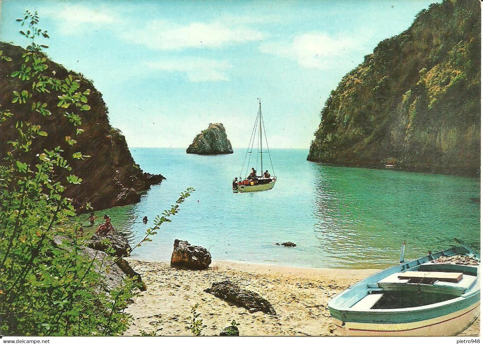 Palinuro Fraz. Di Centola (Salerno) Spiaggia Del Buondormire, Buondormire Beach, Plage Buondormire - Salerno