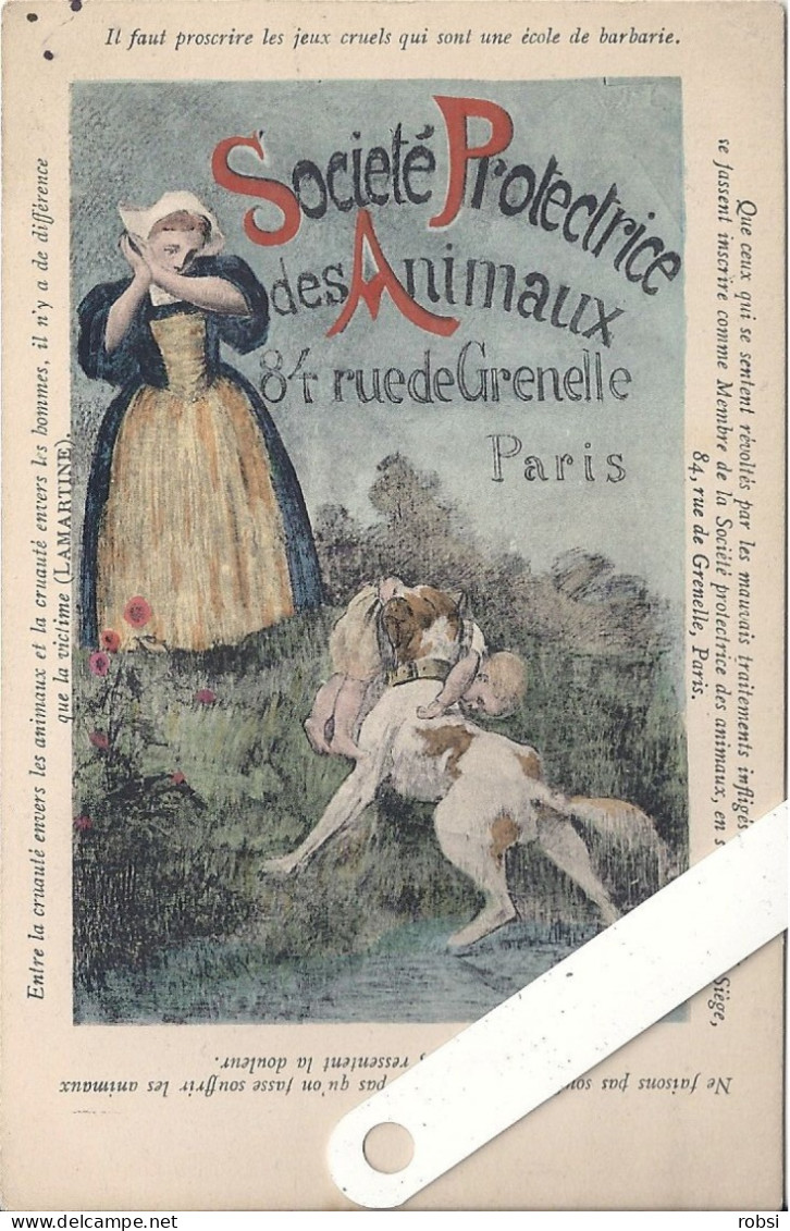 75 Paris XV,  Rue De Grenelle 84, Société Protectrice Des Animaux Siège, Illustrateur, , D15.24 - Paris (15)