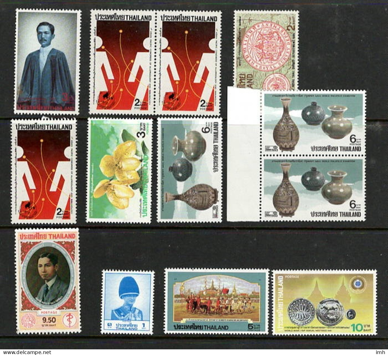 Thailand Small Group Of Mint Unhinged Commemoratives - Thailand