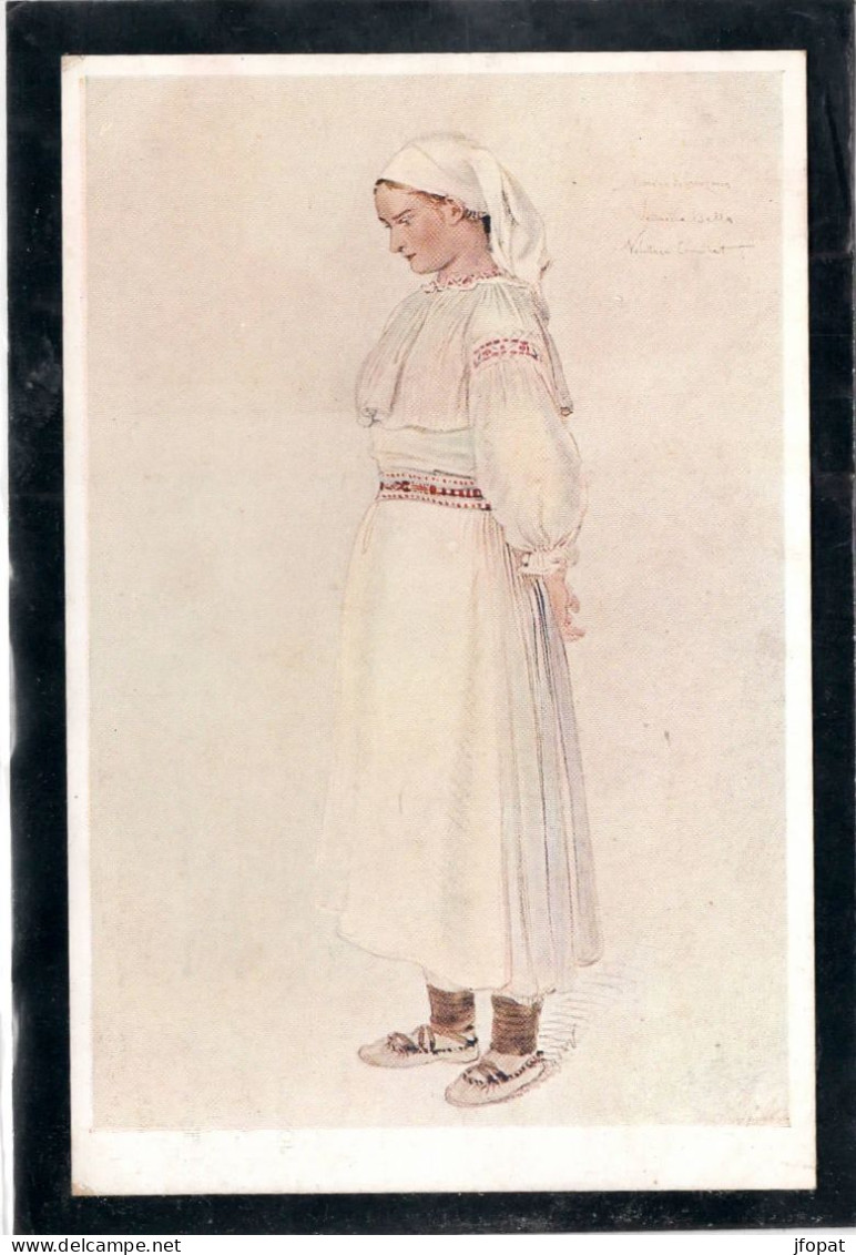 SLOVAQUIE -  Jeune Fille Du Comitat De Trencin, Par Jos. Manes (voir Description) - Slovaquie