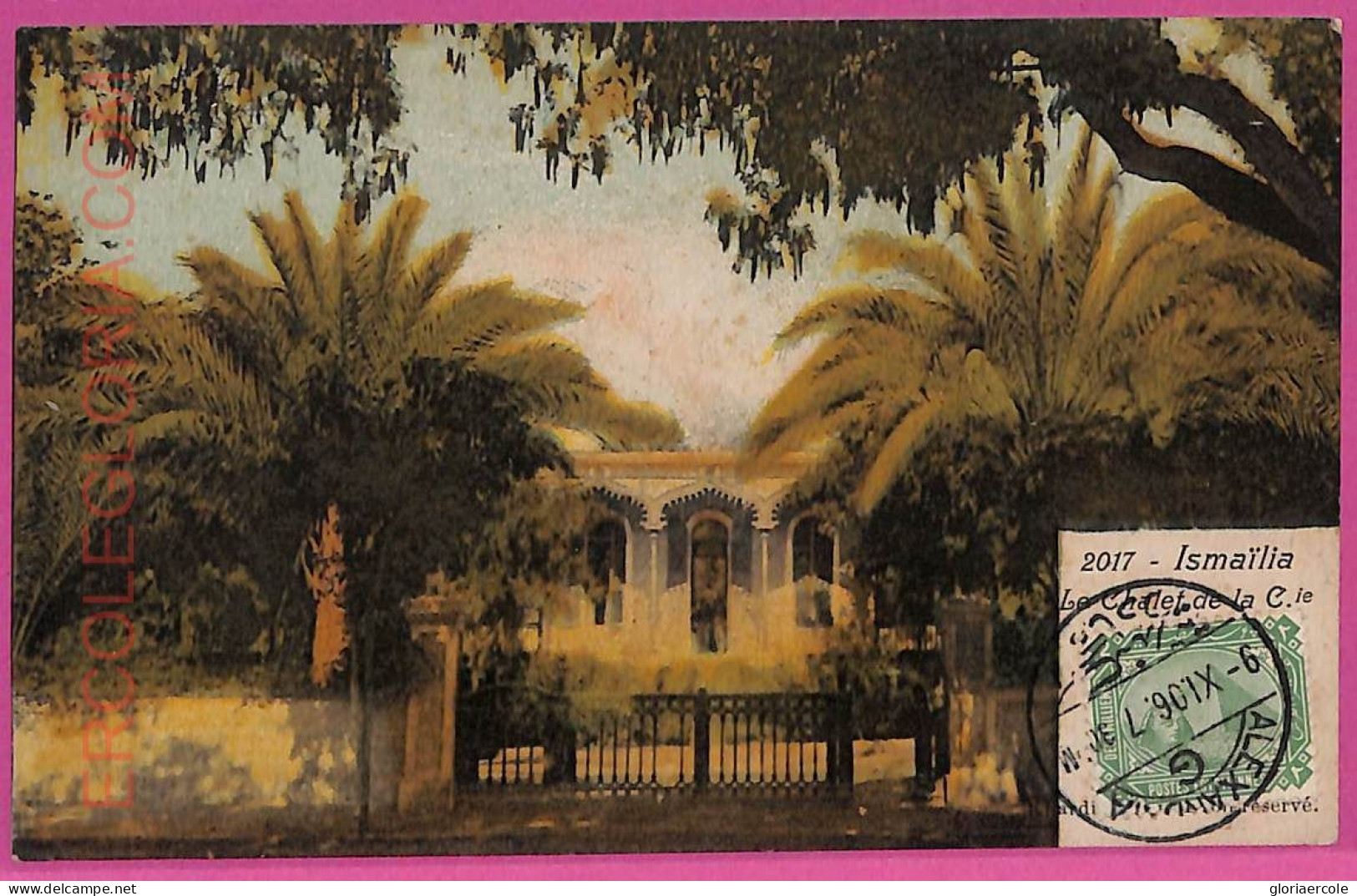 Ag2778 - EGYPT - VINTAGE POSTCARD - Ismailia - 1906 - Ismailia