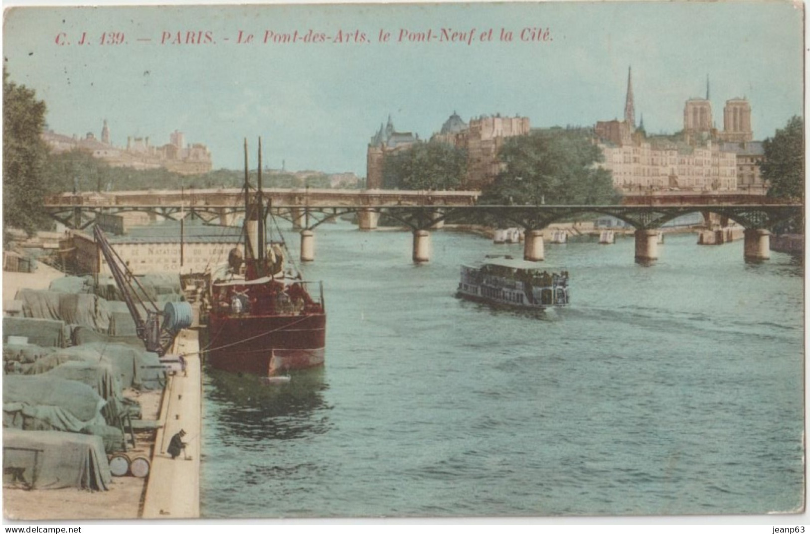 139. - PARIS. - Le Pont-des-Arts, Le Pont-Neuf Et La Cité. - Arrondissement: 01
