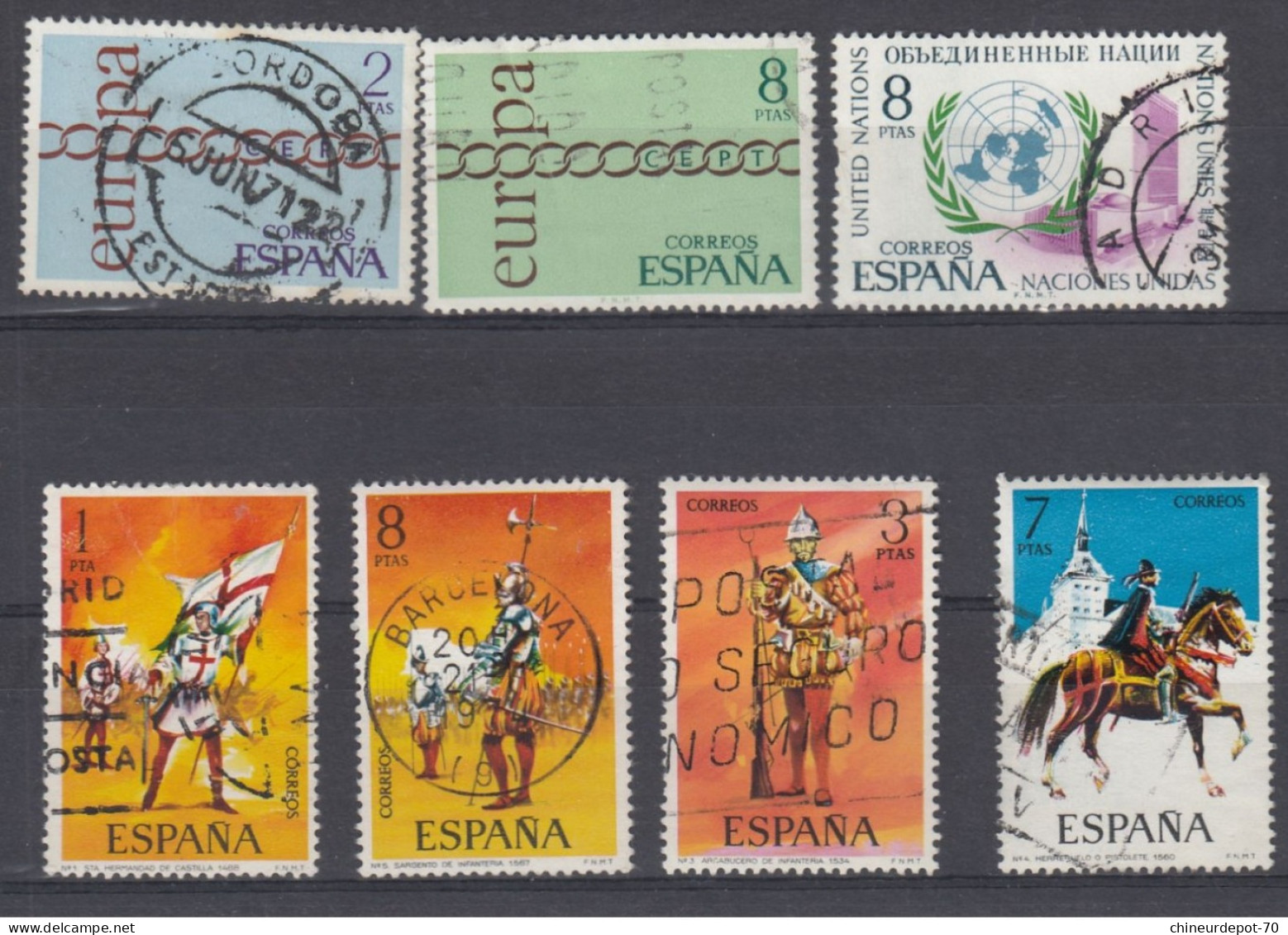 TIMBRES ESPANA ESPAGNE SPAIN NON Classés - Otros & Sin Clasificación