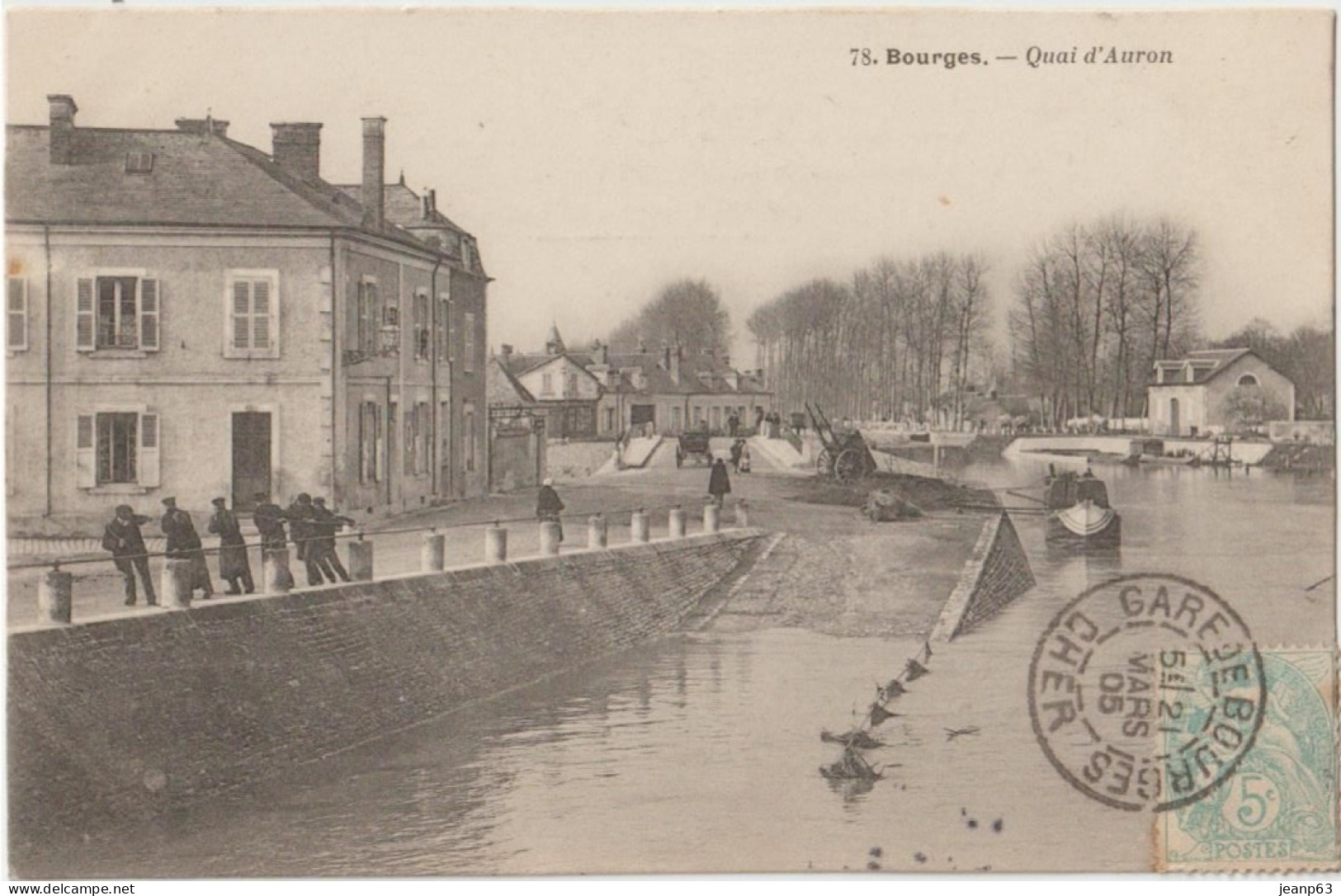 78. BOURGES. - Quai D'Auron - Bourges