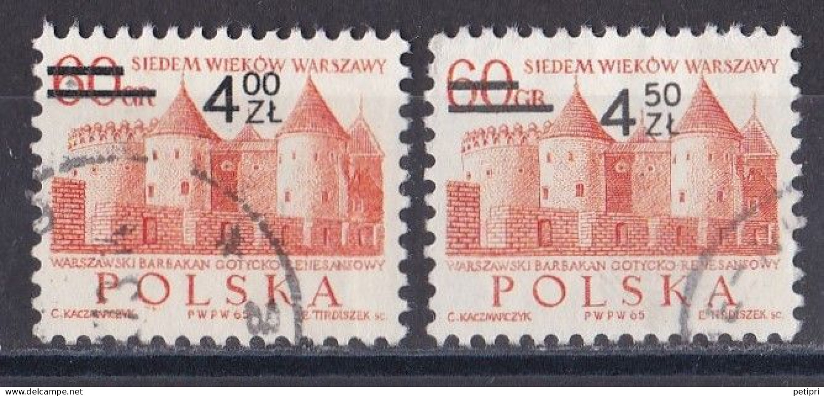 Pologne - République 1971 - 1980   Y & T N °  2046  Et  2047  Oblitérés - Oblitérés