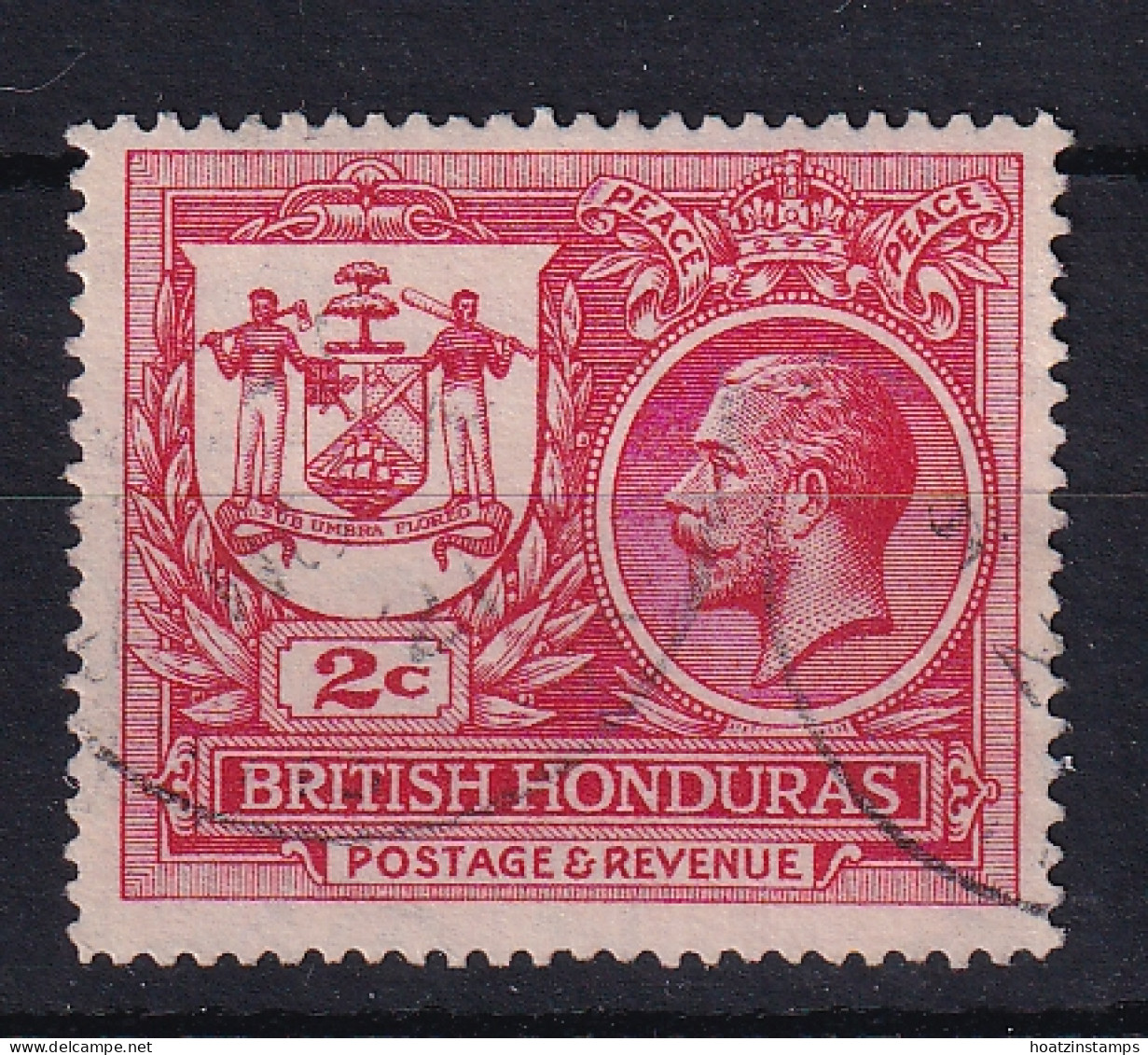 British Honduras: 1921   Peace Commemoration    SG121    2c    Used - Honduras Británica (...-1970)