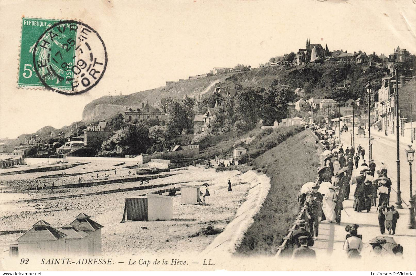 FRANCE - Sainte Adresse - Le Cap De La Hève - L L  - Vue Générale - Plage - Animé - Carte Postale Ancienne - Sainte Adresse