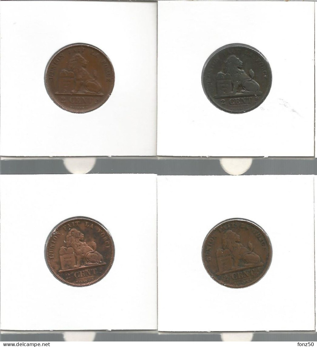 LEOPOLD II * 2 Cent 1870 Tot 1909vl * 12 Stuks * Nr 12859 - 2 Cent