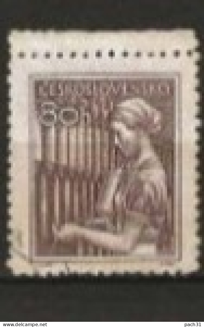 Tchécoslovaquie N° YT  758 Oblitéré  1954 - Used Stamps