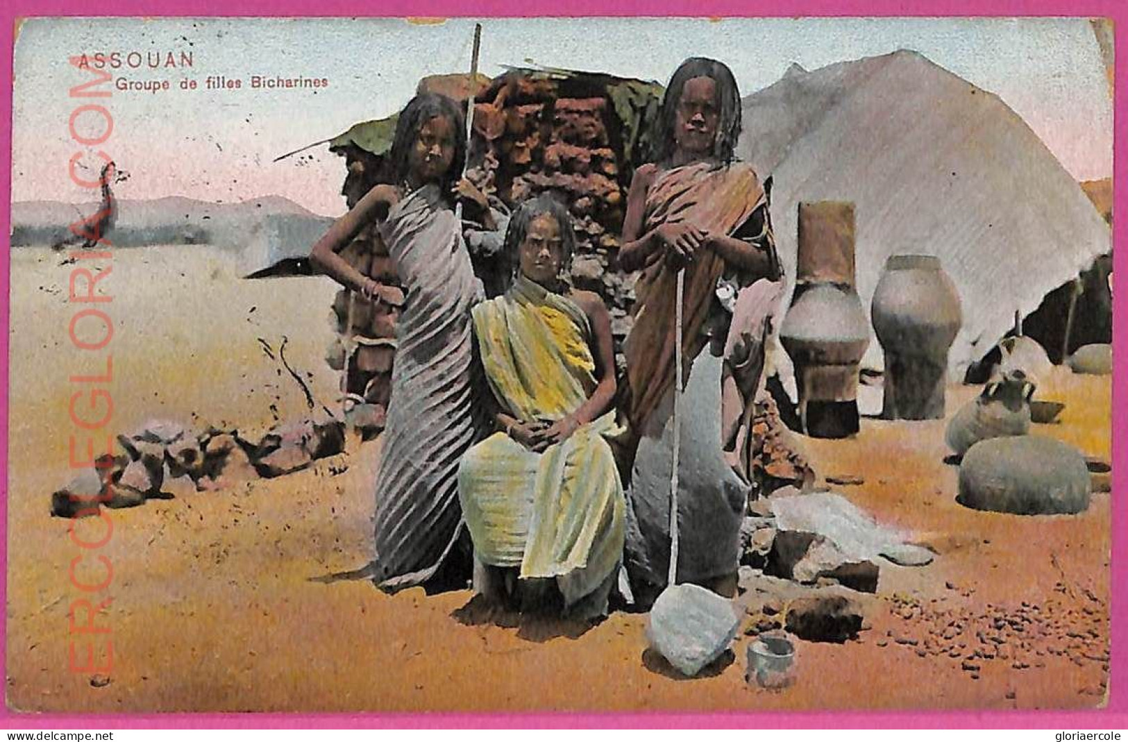 Ag2792 - EGYPT - VINTAGE POSTCARD - Assouan - 1910 - Other & Unclassified