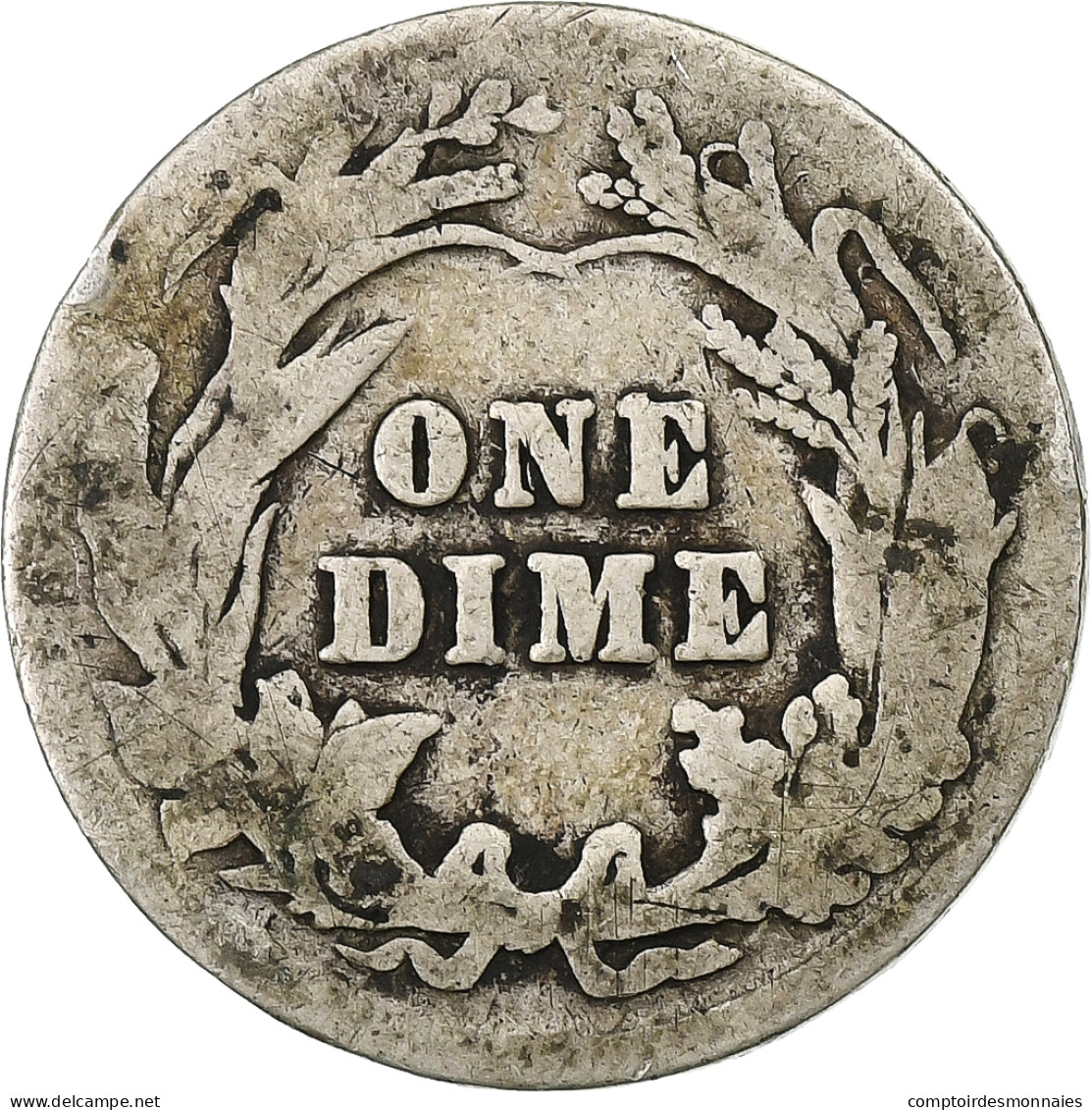 États-Unis, Dime, Barber Dime, 1902, U.S. Mint, Argent, B+, KM:113 - 1892-1916: Barber