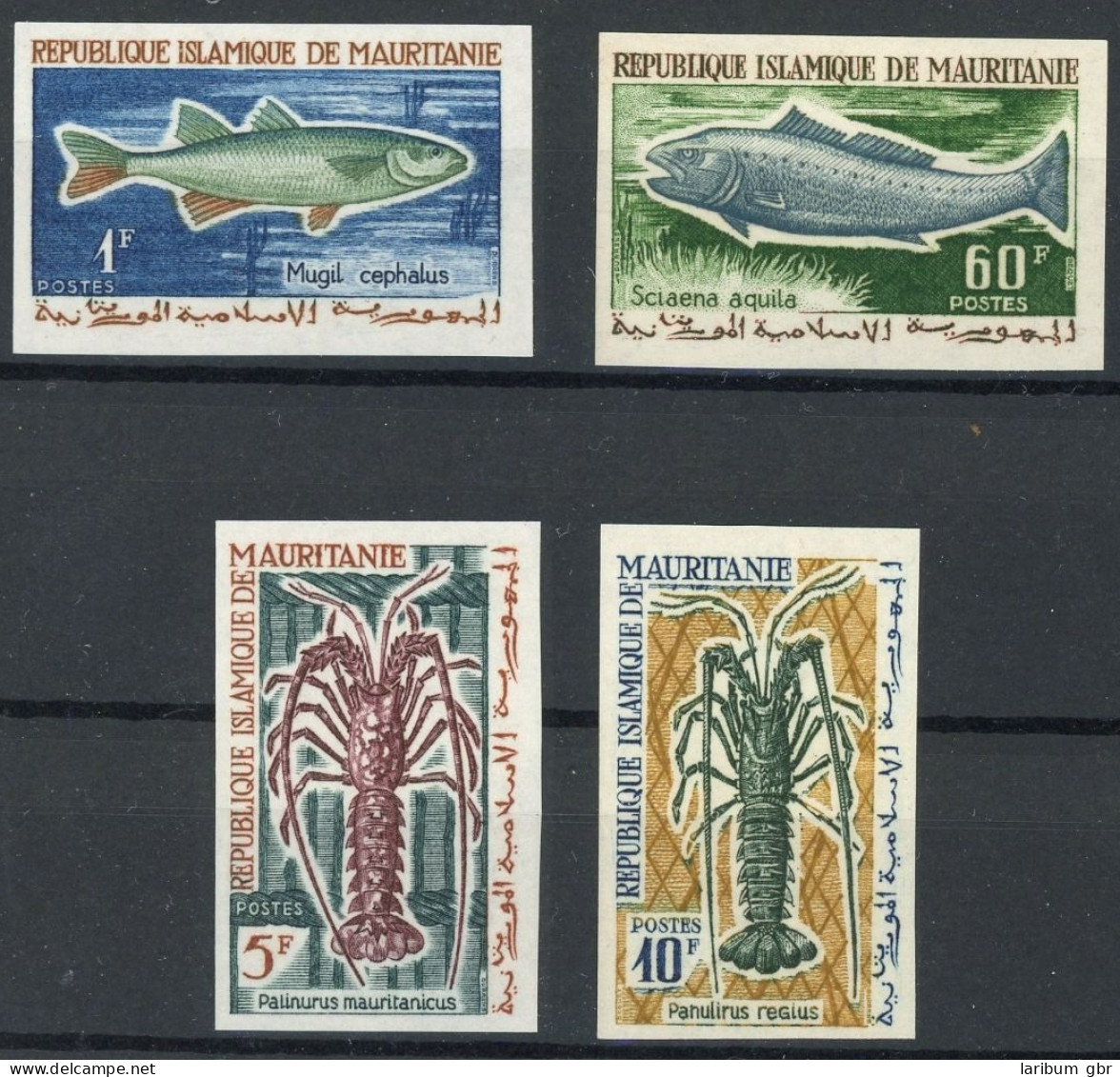 Mauretanien 236-239 B Postfrisch Fische #IJ358 - Mauretanien (1960-...)
