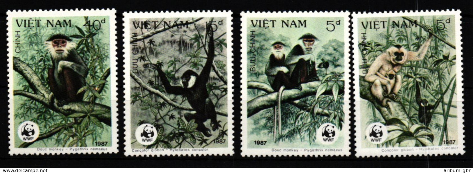 Vietnam 1827-1830 Postfrisch Affe #IH401 - Sonstige & Ohne Zuordnung