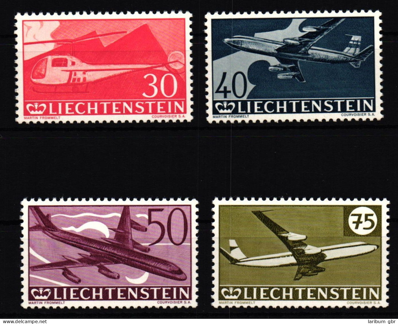 Liechtenstein 391-394 Postfrisch Flugzeuge #IG167 - Autres & Non Classés