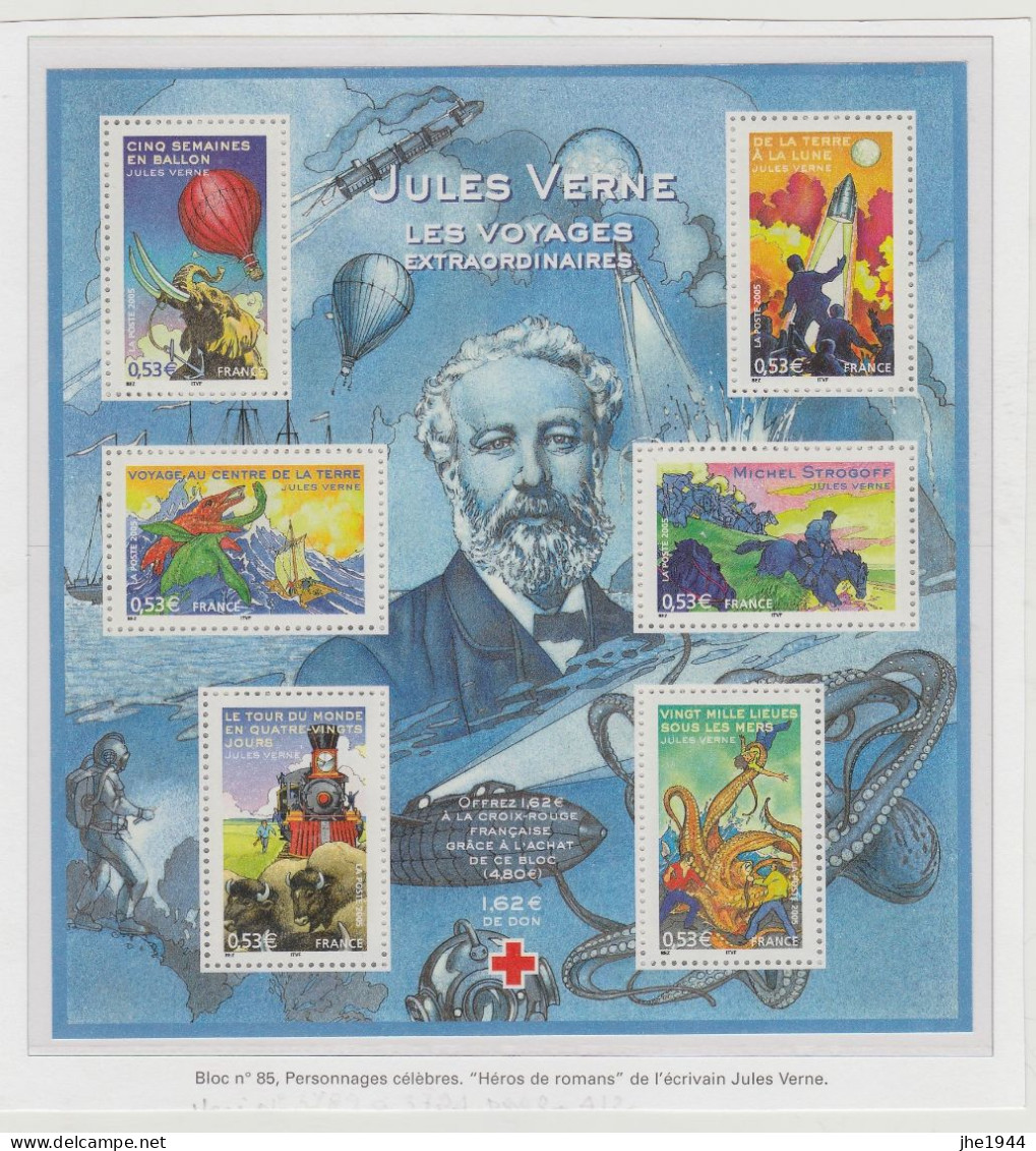 France Bloc N° 85 ** Jules Verne - Nuovi