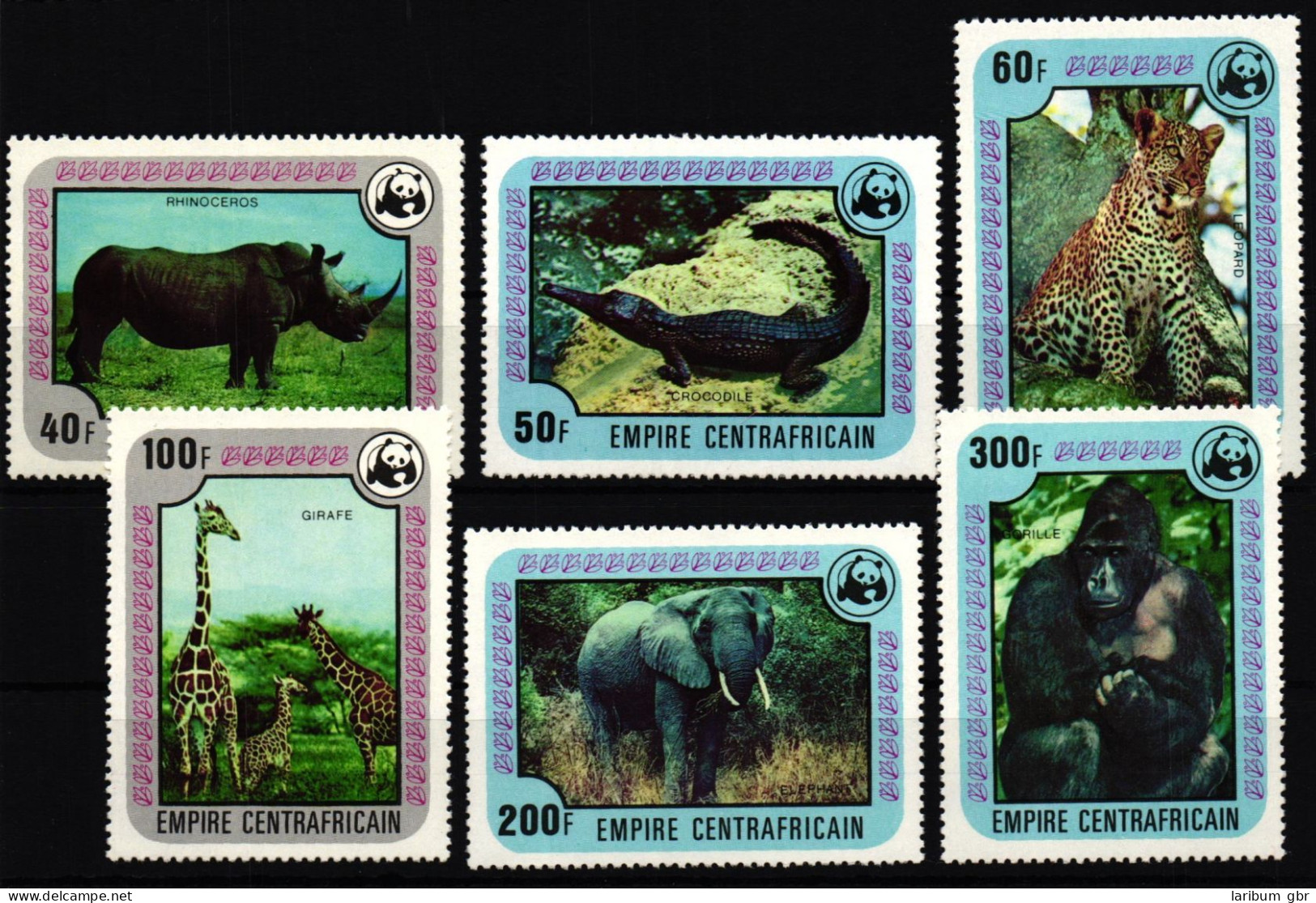 Zentralafrikanische Republik 532-537 A Postfrisch Wildtiere #IG225 - Zentralafrik. Republik