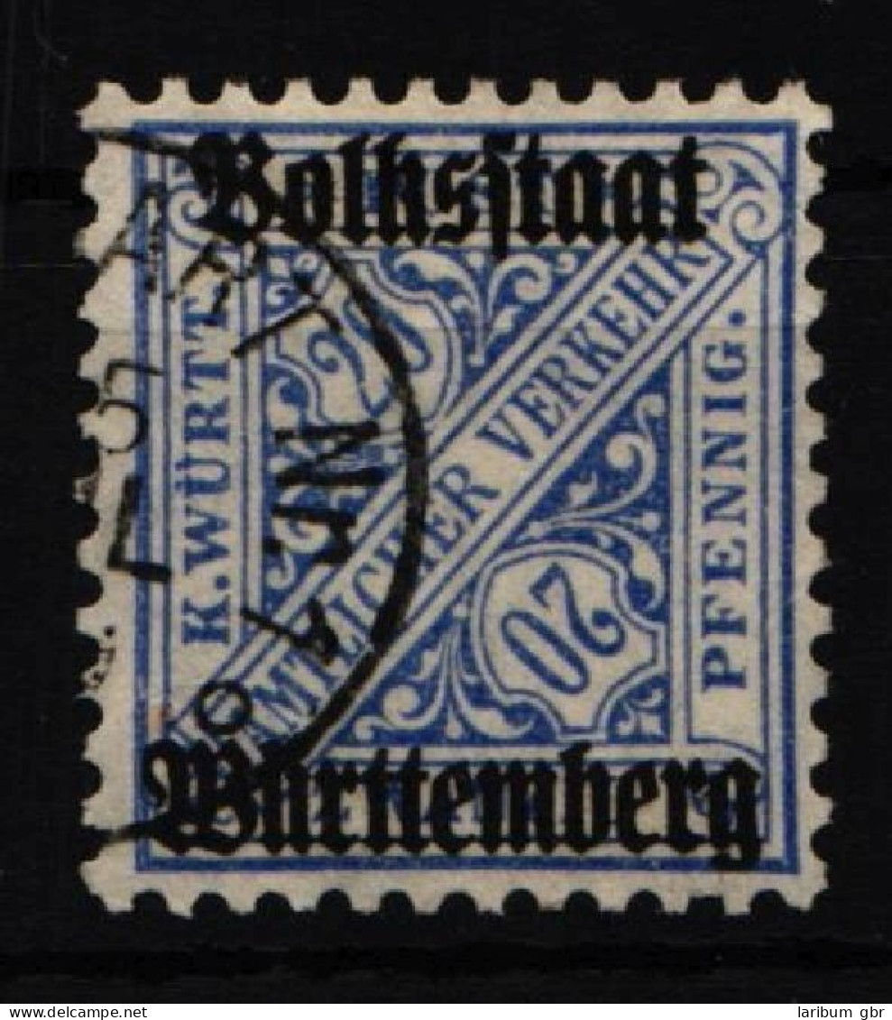 Württemberg Dienstmarken 264 D Gestempelt Gefälligkeit, Gepr. Infla #IT471 - Usati