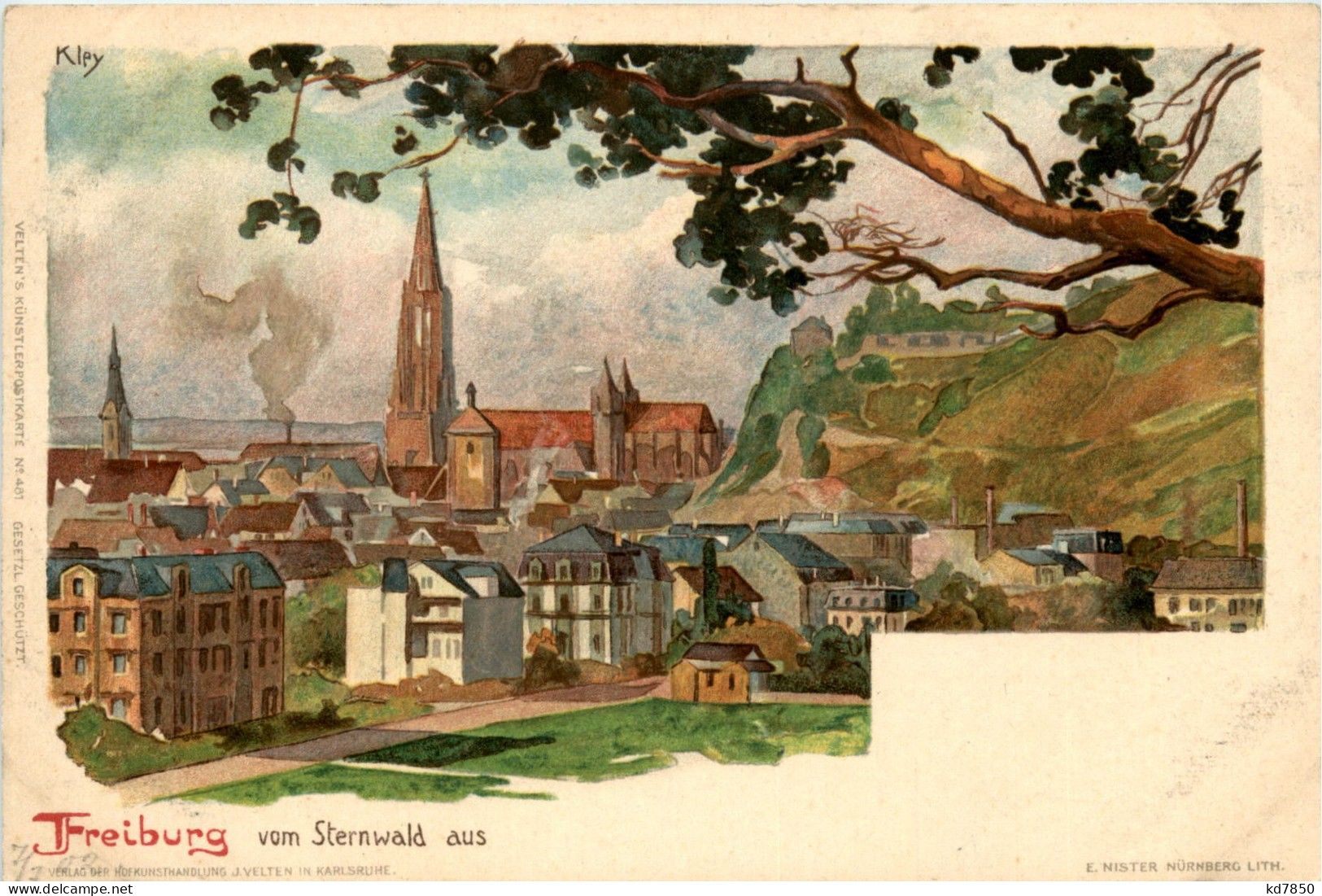 Freiburg - Litho - Freiburg I. Br.