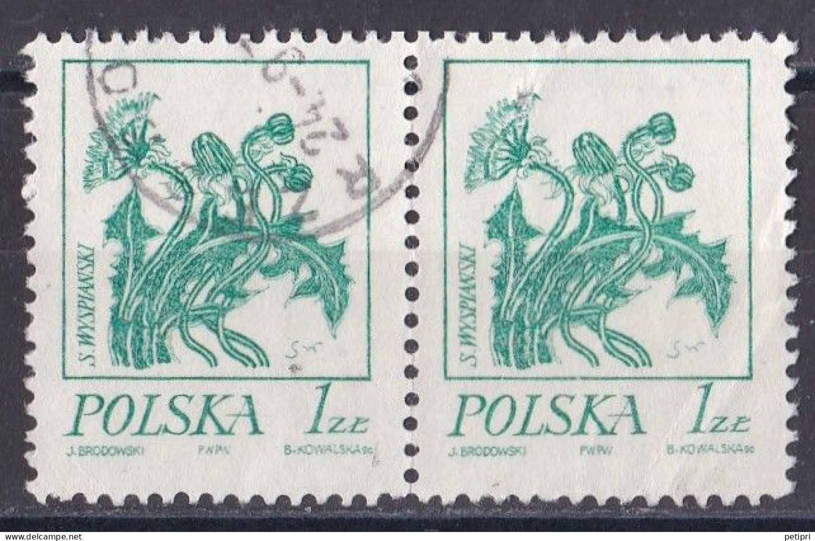 Pologne - République 1971 - 1980   Y & T N °  2137  Paire  Oblitérée - Oblitérés